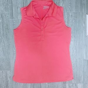 Nike Golf Sleeveless Polo Tank Dri-Fit Large